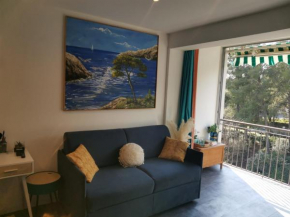 T1 Bis climatisé / parking / proche des plages